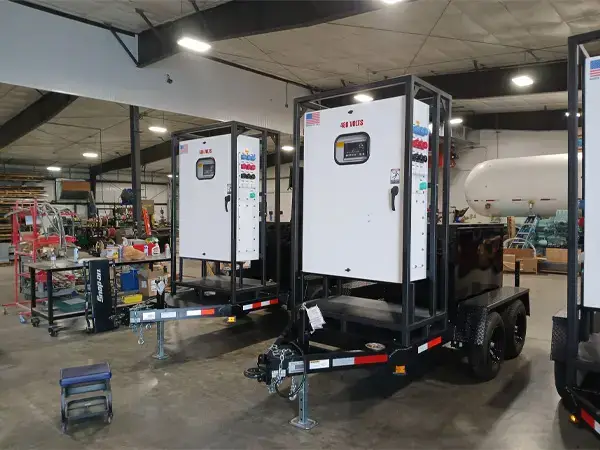 Portable Load Bank Transfer Switch Distribution Panel Combo Skid