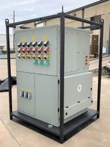 generator docking panels with 45 degree cam-loks