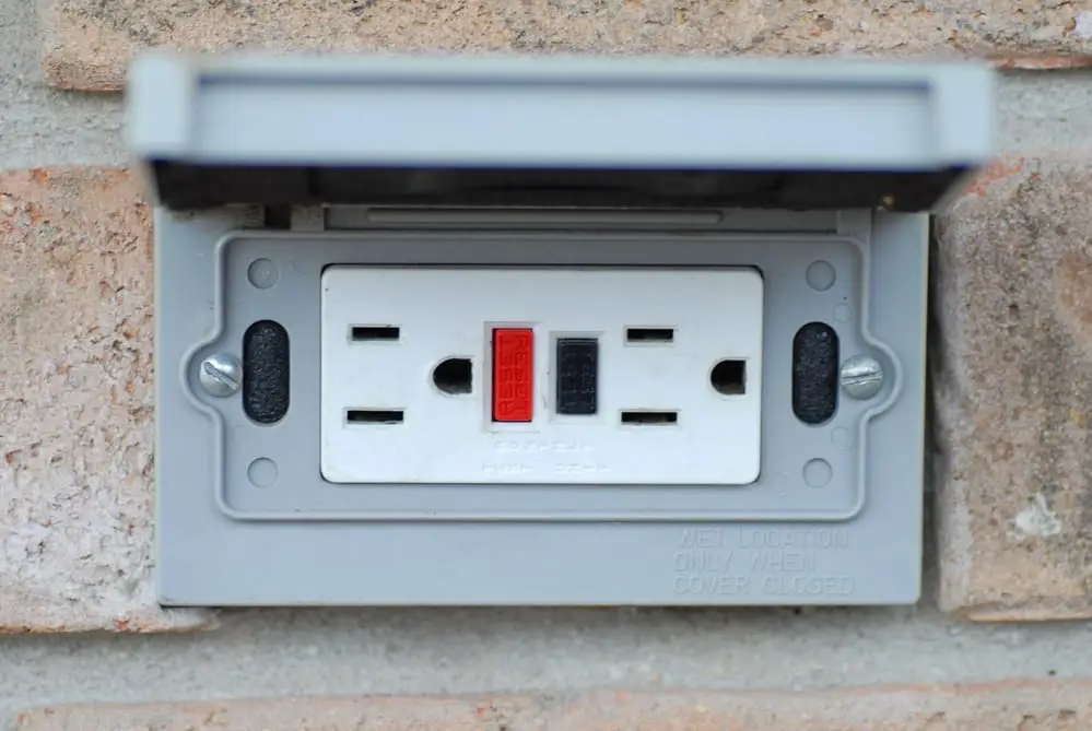 A ground fault circuit interrupter (GFCI)