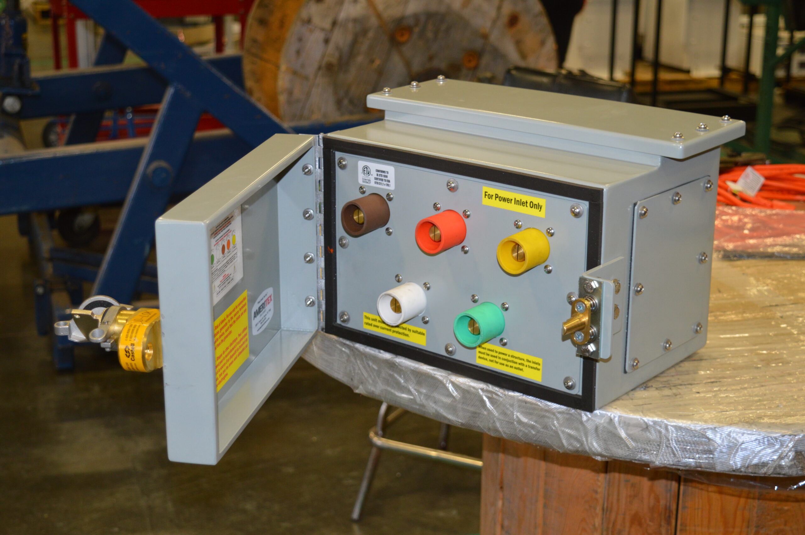 400A Generator Quick Connect Tap Box Add-On Panel Closed